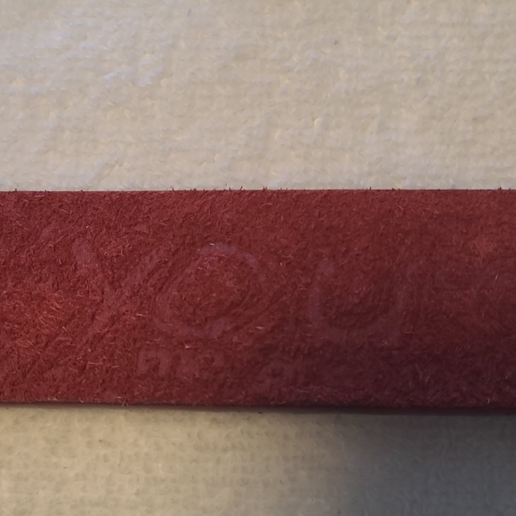 Desigual suede belt with matte silver tone buckle - Picture 6 of 8